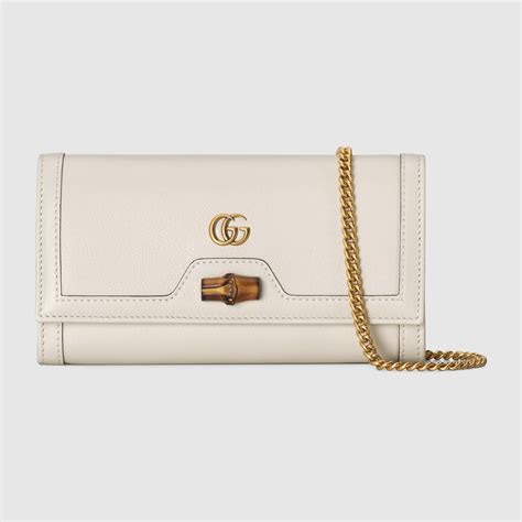 gucci chain wallet white|gucci wallet on chain crossbody.